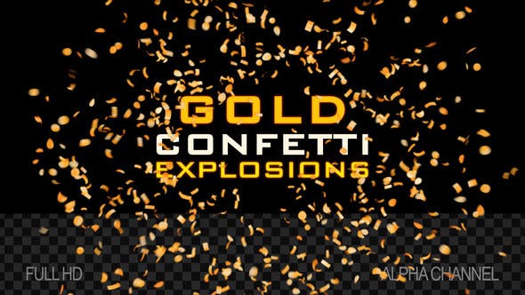 Gold Confetti - 21991182 Download Videohive