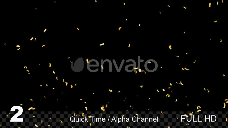 Gold Confetti Videohive 22075616 Motion Graphics Image 6