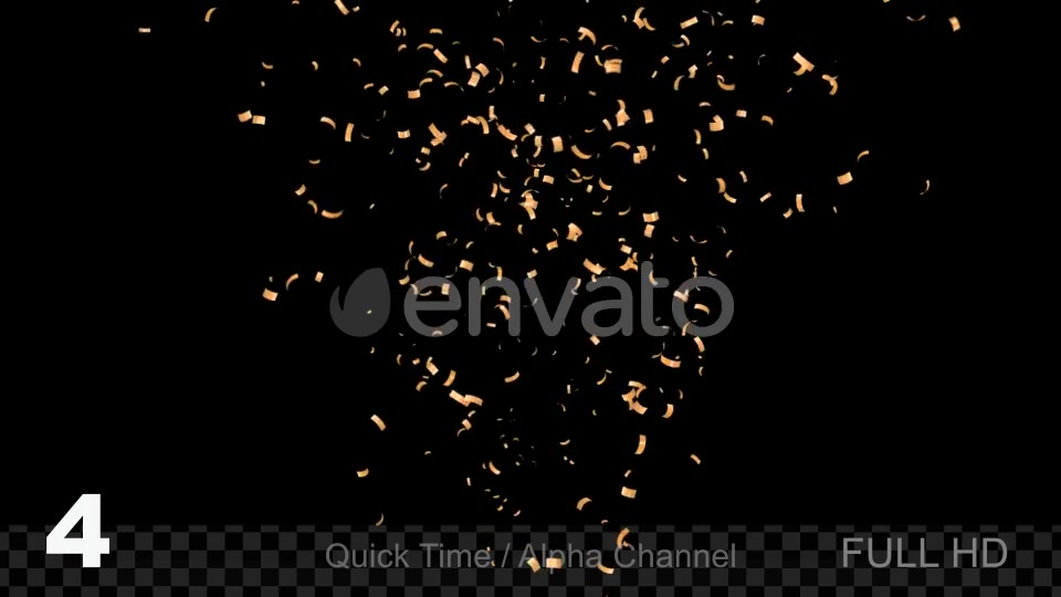 Gold Confetti Videohive 22075789 Motion Graphics Image 7