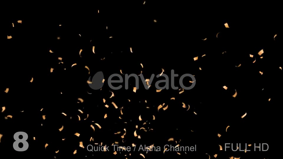 Gold Confetti Videohive 22174320 Motion Graphics Image 10