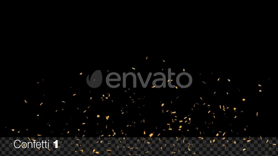 Gold Confetti Videohive 23770890 Motion Graphics Image 2