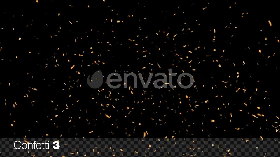 Gold Confetti Videohive 23770890 Motion Graphics Image 6