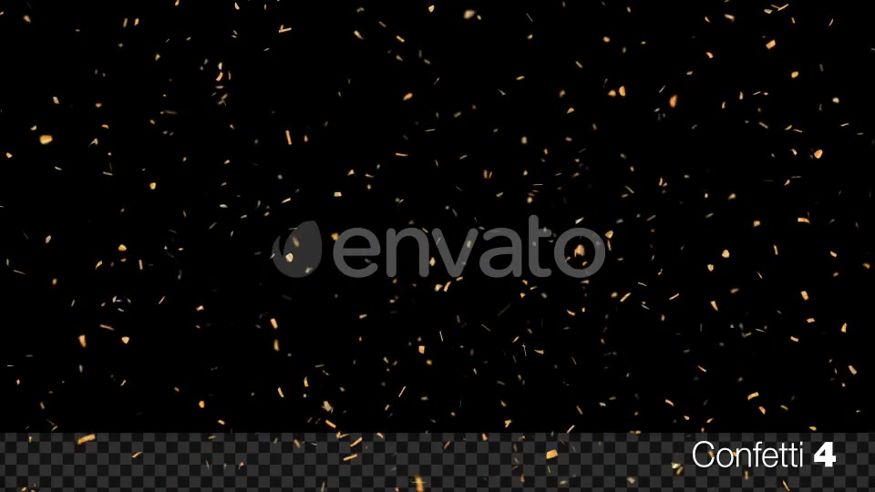 Gold Confetti Videohive 23770890 Motion Graphics Image 8