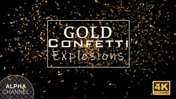 Gold Confetti - Download 23770890 Videohive