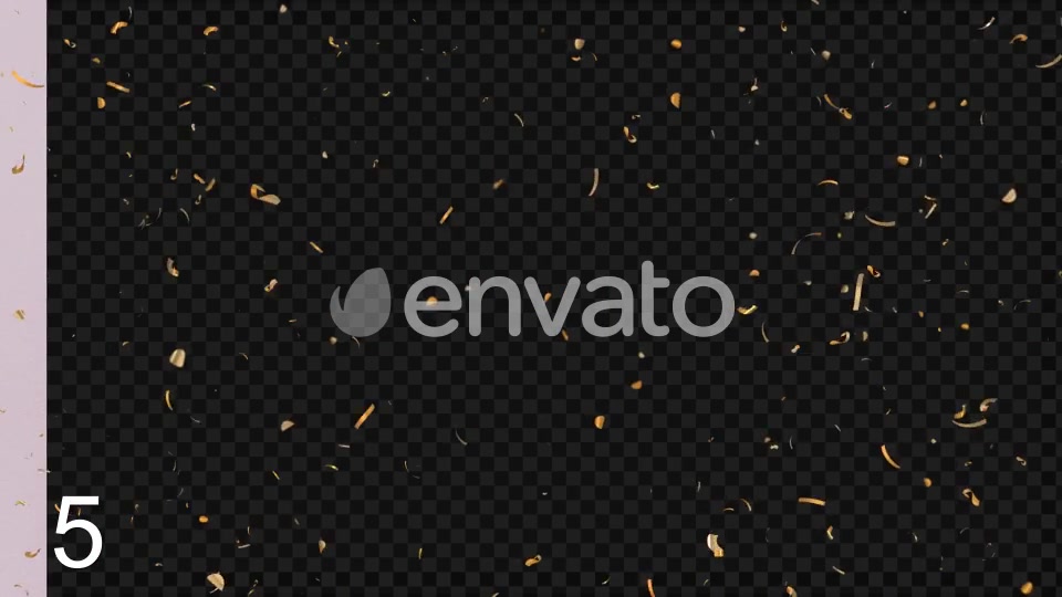 Gold Confetti Videohive 23017215 Motion Graphics Image 7