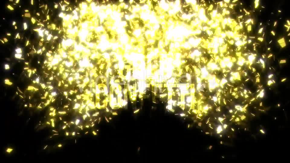Gold Confetti Explosions Videohive 20924084 Motion Graphics Image 1