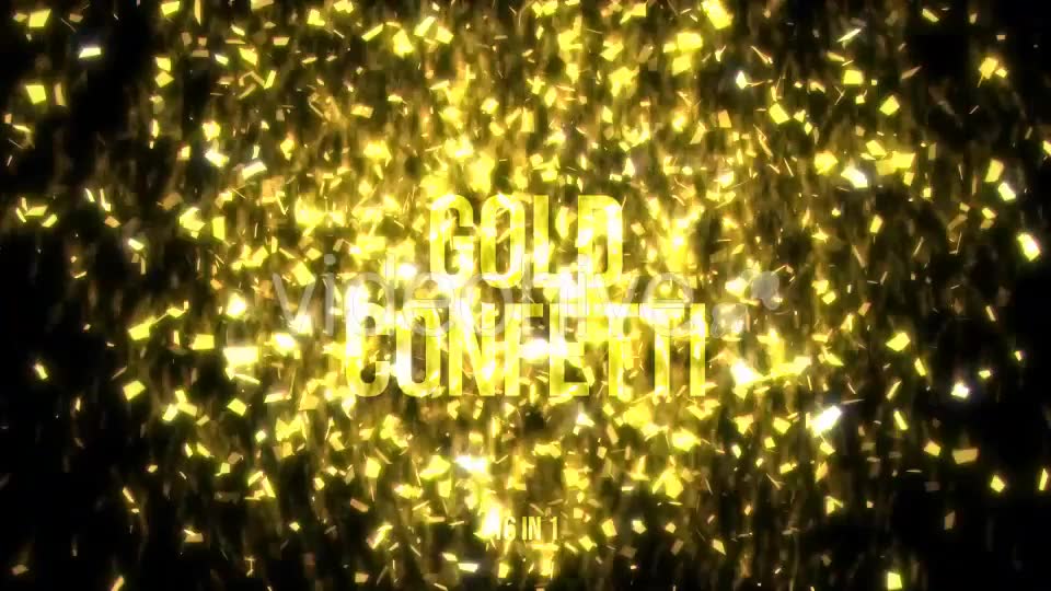 Gold Confetti Explosions Videohive 20924084 Motion Graphics Image 2