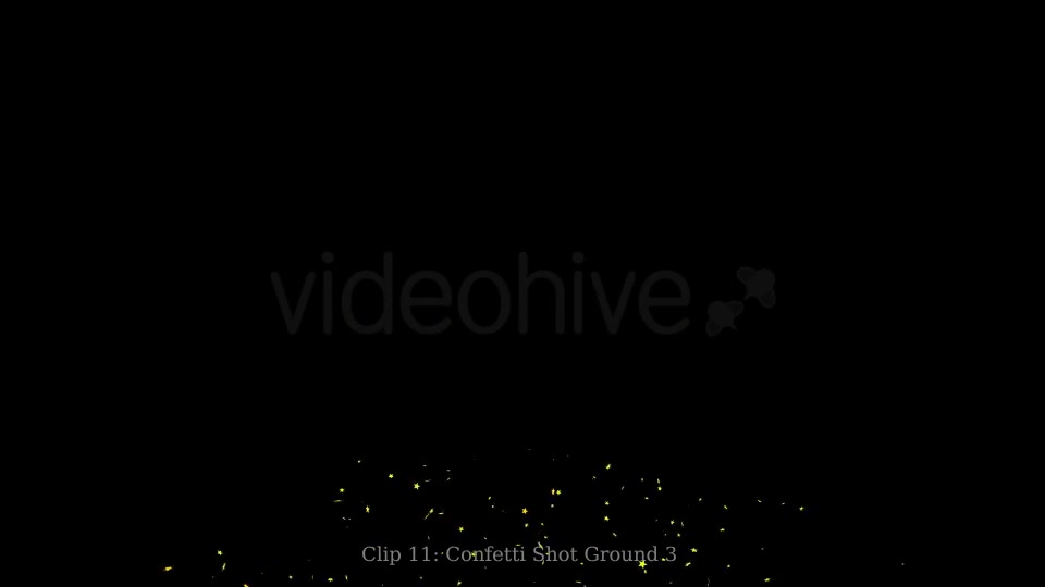 Gold Confetti Overlay Pack Videohive 21018653 Motion Graphics Image 12