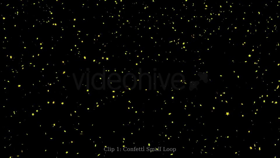 Gold Confetti Overlay Pack Videohive 21018653 Motion Graphics Image 2