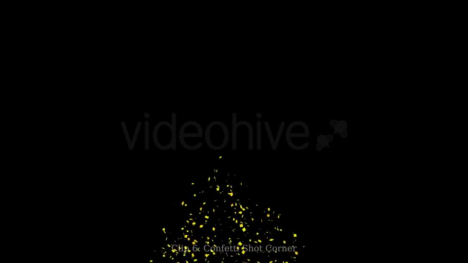 Gold Confetti Overlay Pack Videohive 21018653 Motion Graphics Image 7