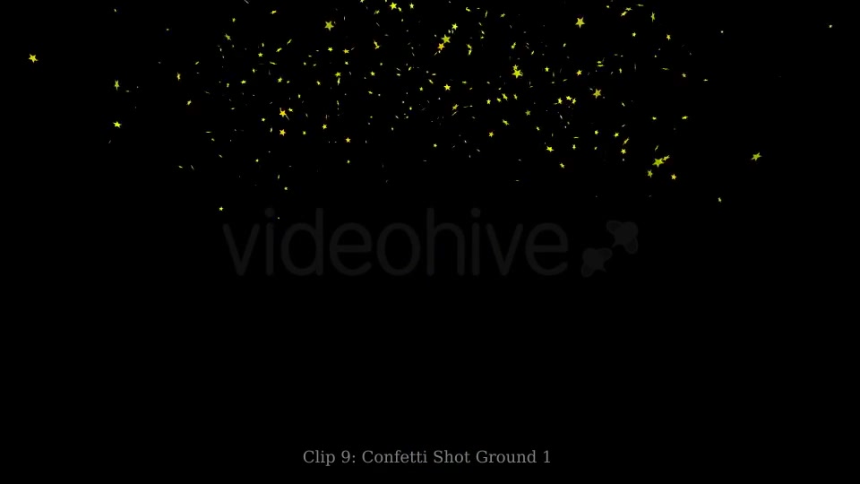 Gold Confetti Overlay Pack Videohive 21018653 Motion Graphics Image 9