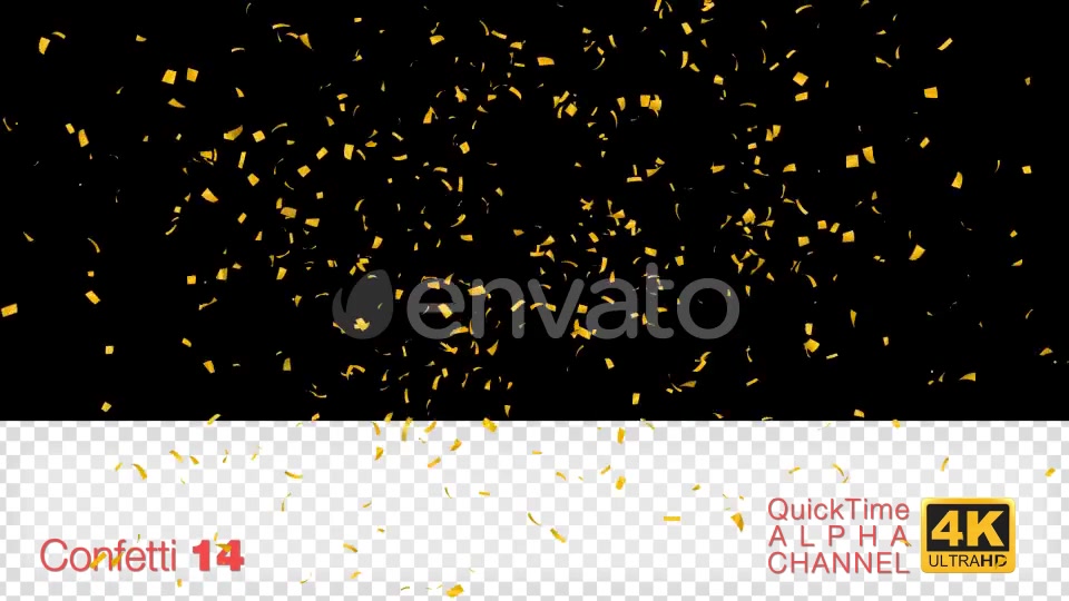 Gold Confetti Pack Videohive 24535696 Motion Graphics Image 10