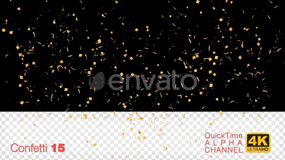Gold Confetti Pack Videohive 24535696 Motion Graphics Image 11