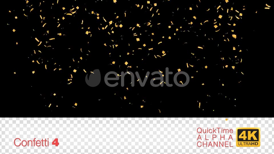 Gold Confetti Pack Videohive 24535696 Motion Graphics Image 3