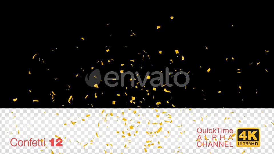 Gold Confetti Pack Videohive 24535696 Motion Graphics Image 9