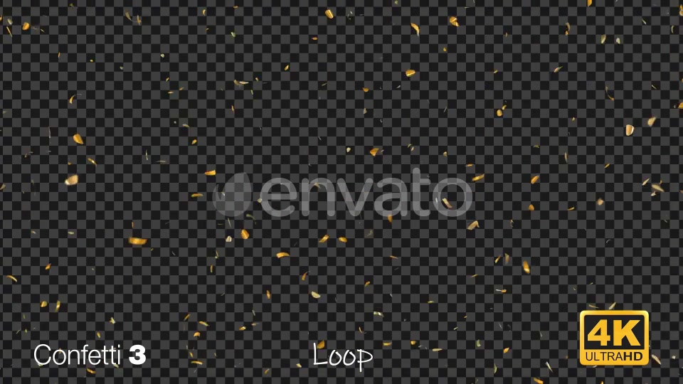 Gold Confetti Videohive 23587561 Motion Graphics Image 6