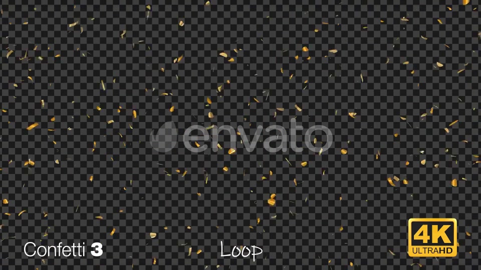 Gold Confetti Videohive 23587561 Motion Graphics Image 7