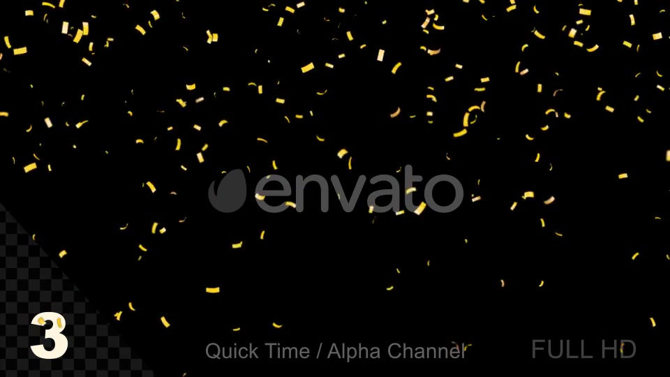 Gold Confetti Videohive 21990845 Motion Graphics Image 10