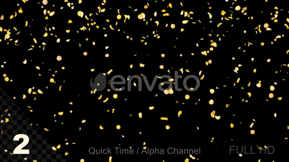 Gold Confetti Videohive 21990845 Motion Graphics Image 6