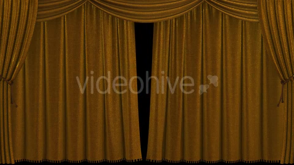 Gold Curtain Opening Videohive 17953060 Motion Graphics Image 3