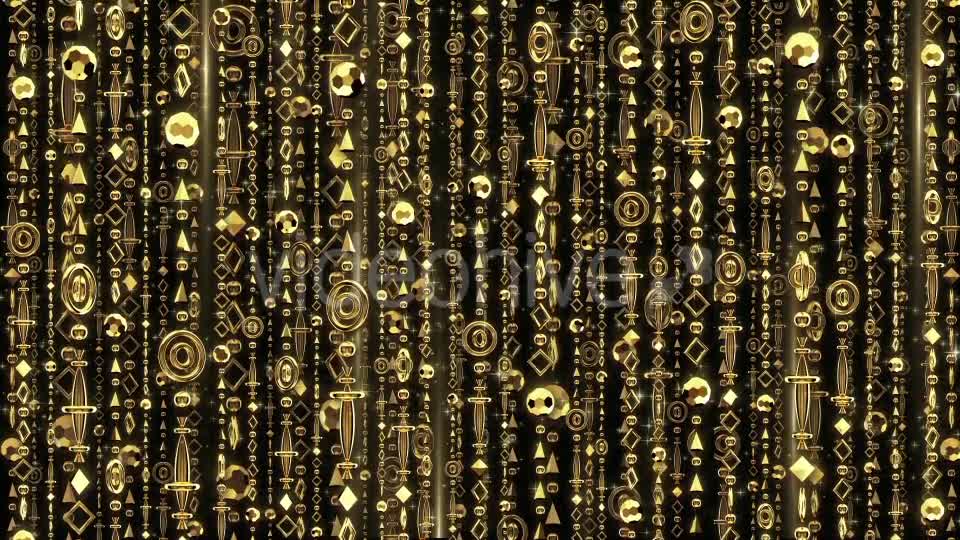 Gold Deco Curtain Videohive 21249595 Motion Graphics Image 1