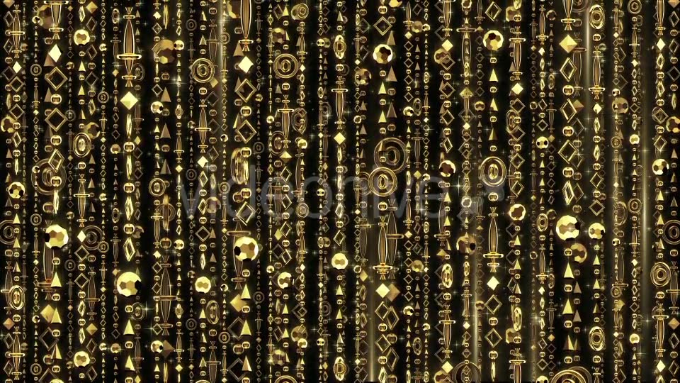 Gold Deco Curtain Videohive 21249595 Motion Graphics Image 3