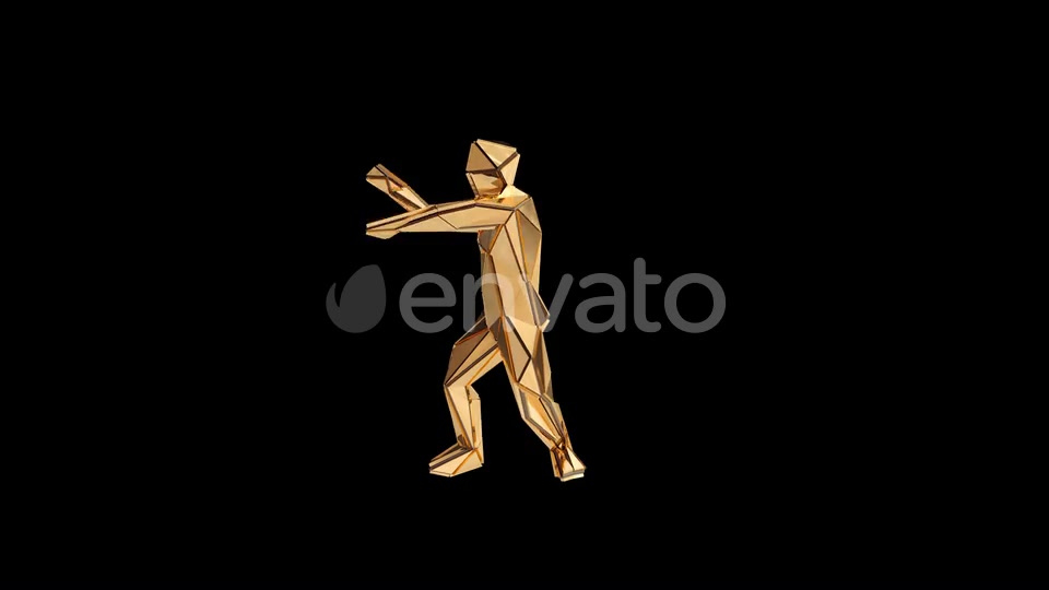 Gold Fashion Dancer VJ Loop Videohive 24109350 Motion Graphics Image 10