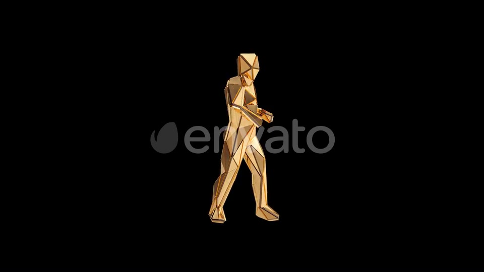 Gold Fashion Dancer VJ Loop Videohive 24109350 Motion Graphics Image 11