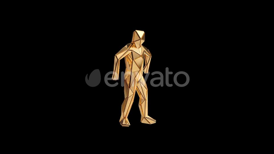 Gold Fashion Dancer VJ Loop Videohive 24109350 Motion Graphics Image 3