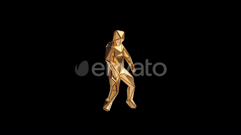 Gold Fashion Dancer VJ Loop Videohive 24109350 Motion Graphics Image 5
