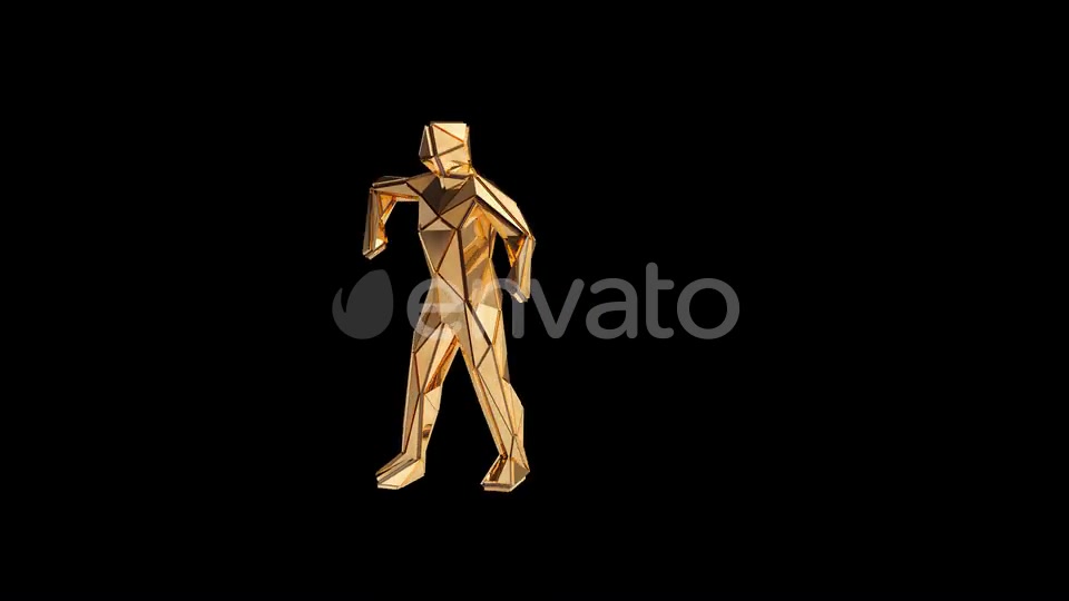 Gold Fashion Dancer VJ Loop Videohive 24109350 Motion Graphics Image 7