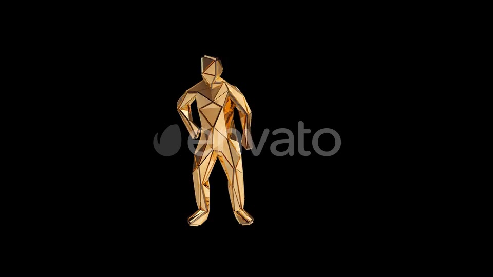 Gold Fashion Dancer VJ Loop Videohive 24109350 Motion Graphics Image 8