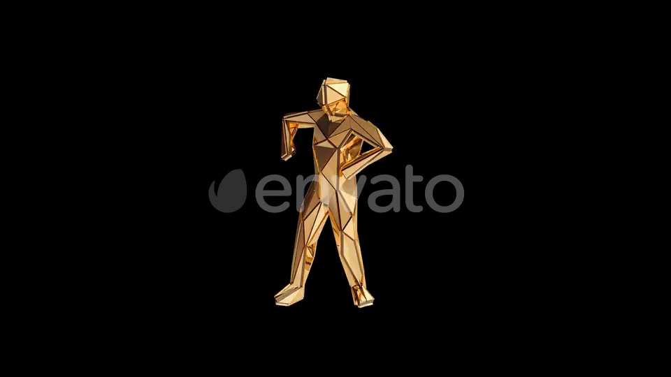Gold Fashion Dancer VJ Loop Videohive 24109350 Motion Graphics Image 9