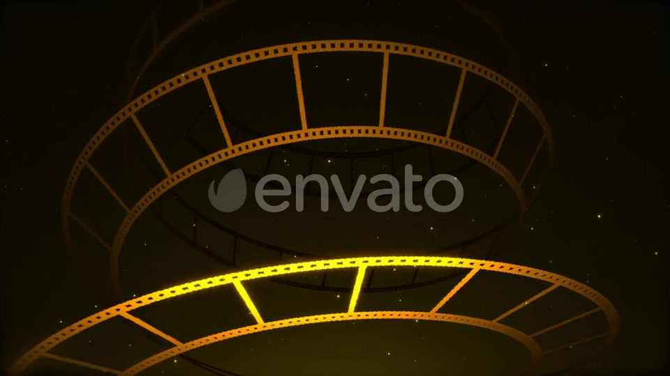 Gold Film Reel Rotation Videohive 22642869 Motion Graphics Image 7