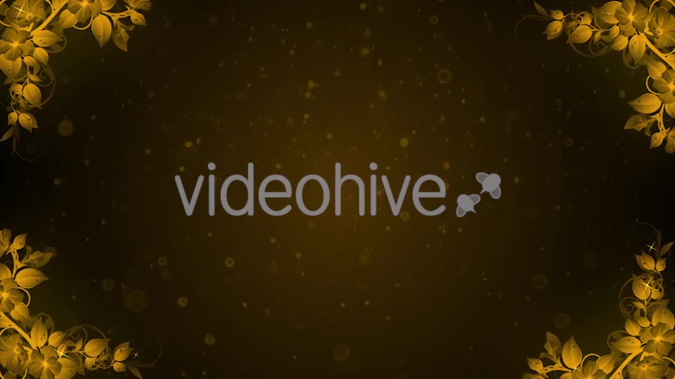 Gold Flowers Background Videohive 20757353 Motion Graphics Image 10