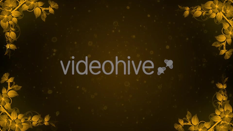 Gold Flowers Background Videohive 20757353 Motion Graphics Image 5