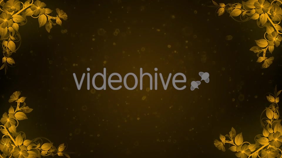 Gold Flowers Background Videohive 20757353 Motion Graphics Image 8