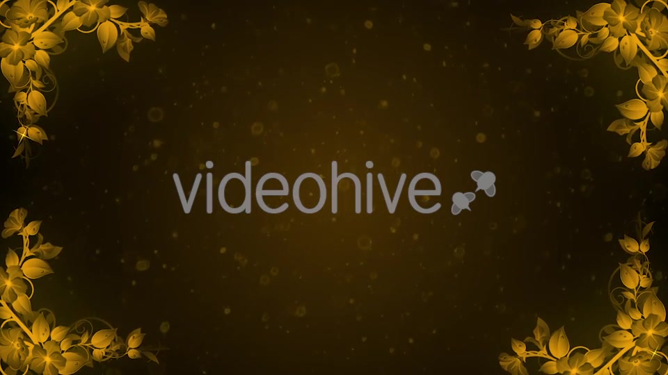 Gold Flowers Background Videohive 20757353 Motion Graphics Image 9