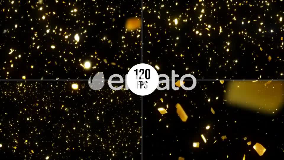 Gold Glitters Videohive 23083683 Motion Graphics Image 2