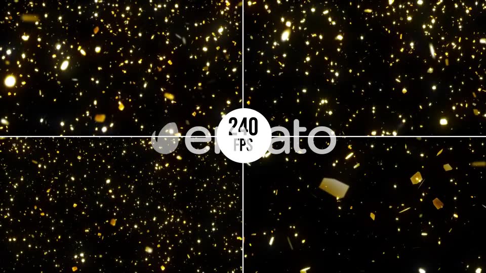 Gold Glitters Videohive 23083683 Motion Graphics Image 3