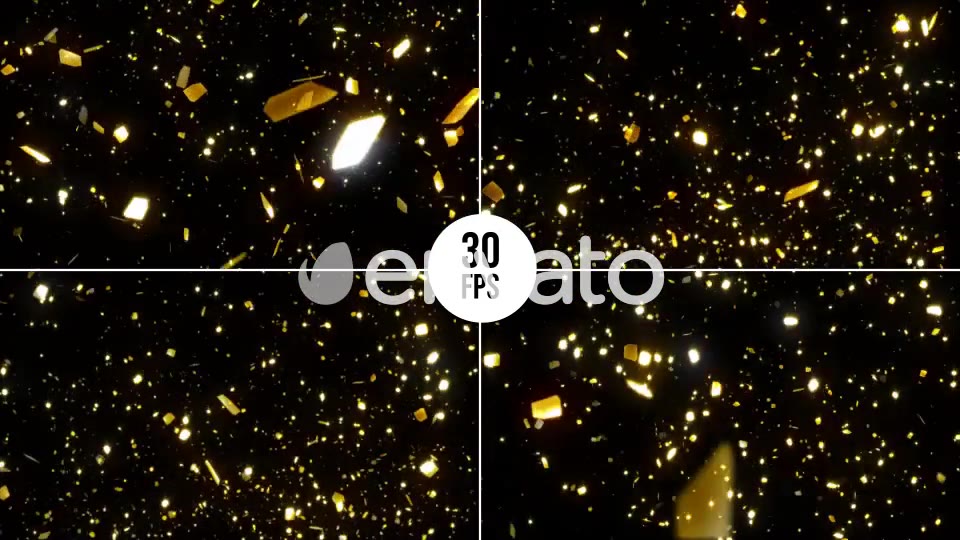 Gold Glitters Videohive 23083683 Motion Graphics Image 4