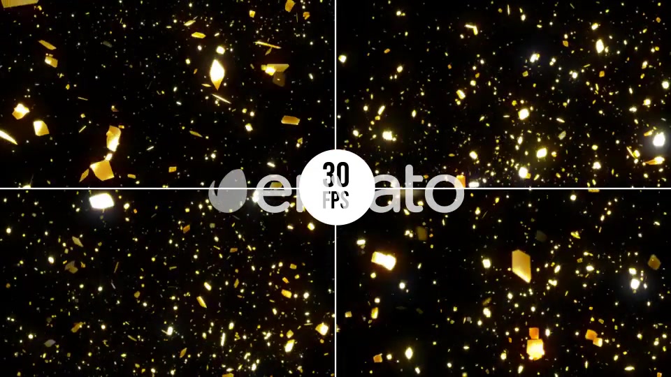Gold Glitters Videohive 23083683 Motion Graphics Image 5