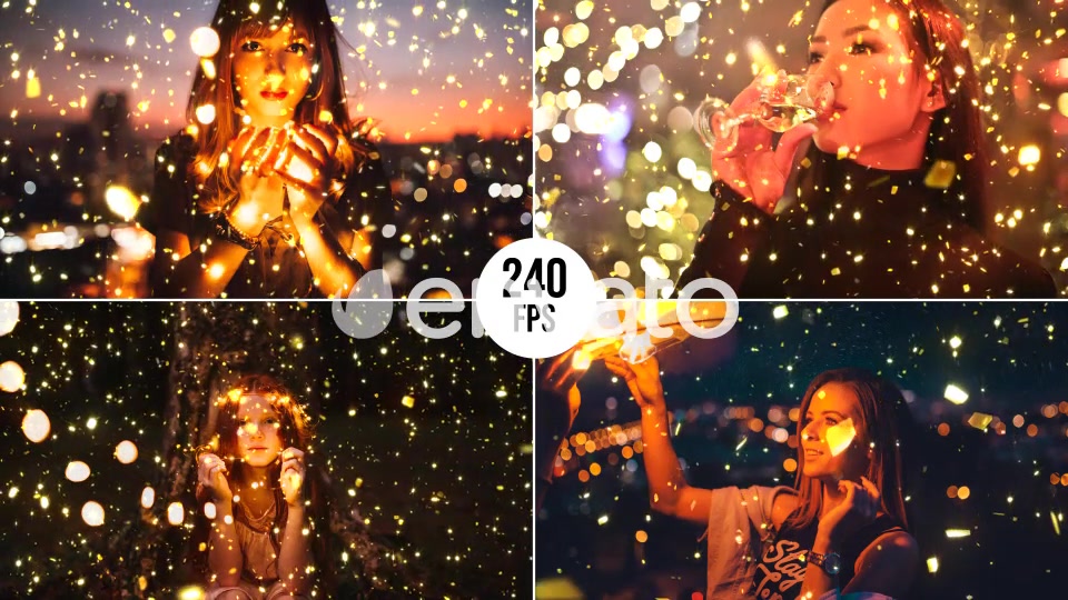Gold Glitters Videohive 23083683 Motion Graphics Image 6