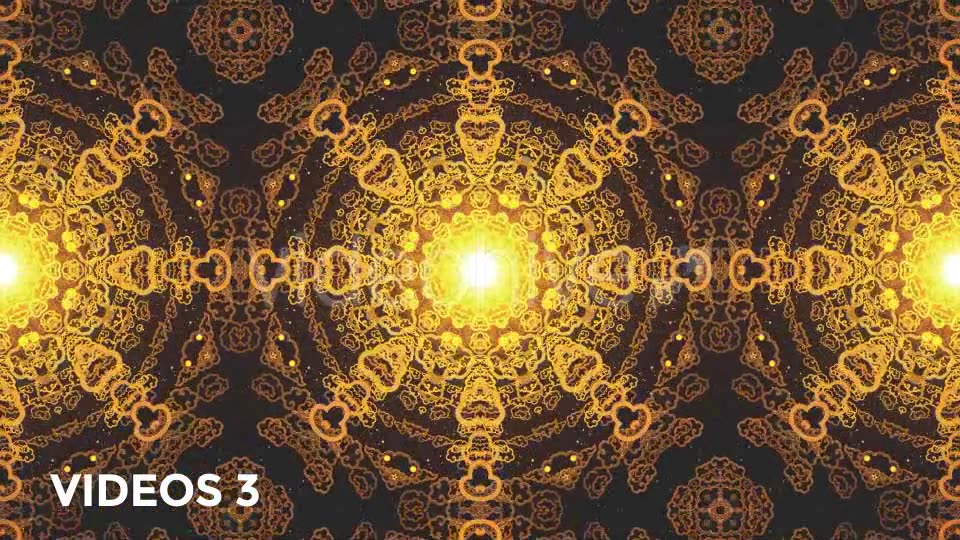 Gold Kaleidoscope Pack Videohive 20512685 Motion Graphics Image 5