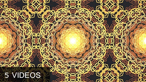 Gold Kaleidoscope Pack - Videohive 20512685 Download