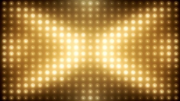 Gold Led Loop Animated VJ Background - Videohive Download 19702461