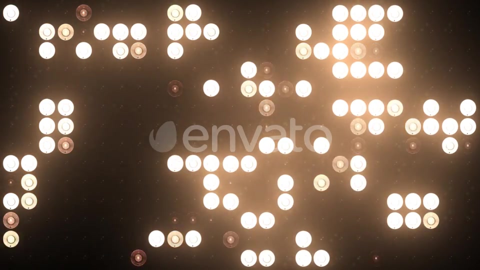 Gold Led Spot Light VJ Background Videohive 22076728 Motion Graphics Image 11