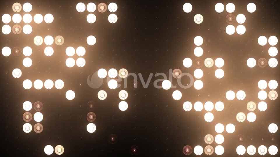 Gold Led Spot Light VJ Background Videohive 22076728 Motion Graphics Image 2