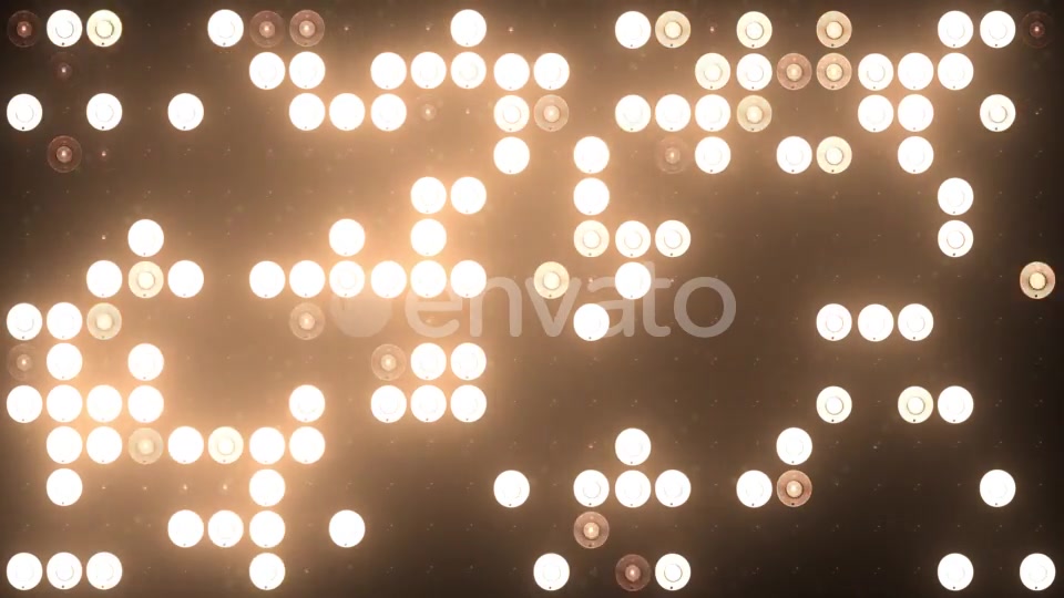 Gold Led Spot Light VJ Background Videohive 22076728 Motion Graphics Image 9