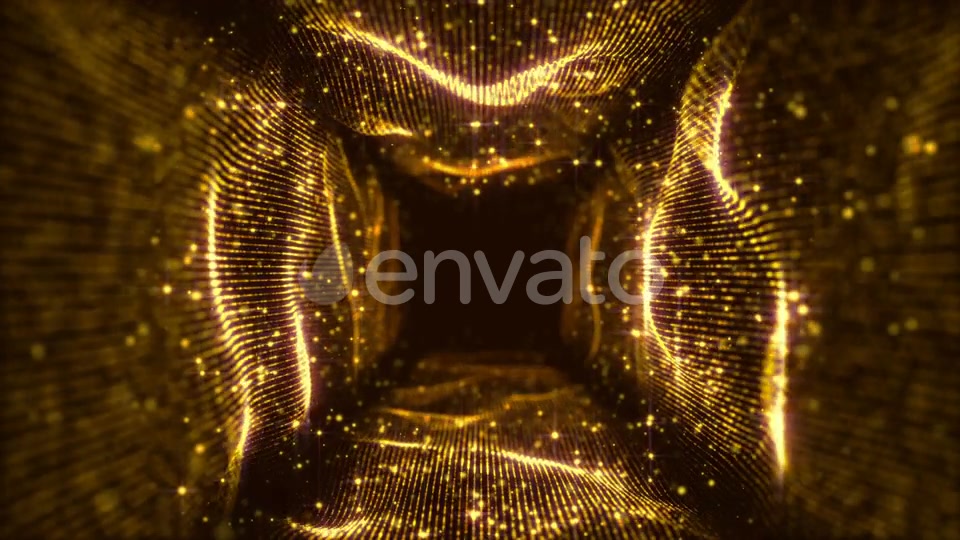Gold Light Tunnel Videohive 23117533 Motion Graphics Image 5